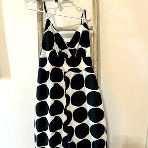 Polka dot wide leg jumpsuit